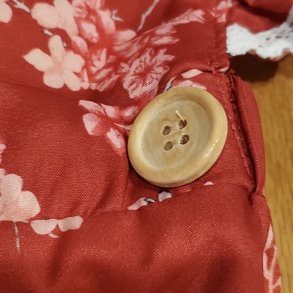 Newborn Floral Romper with matching ribbon for head. NWOT - Picture 6 of 16